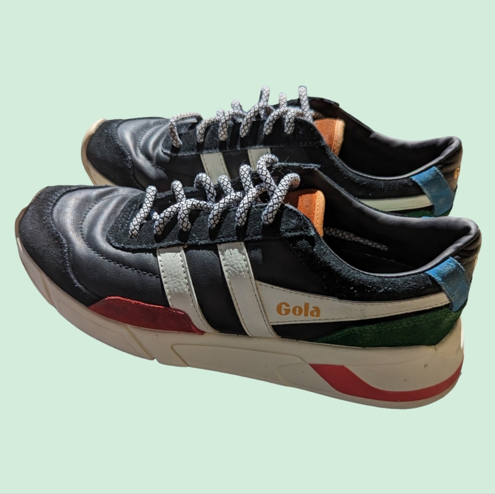 GOLA Eclipse Trident Multicolor Sneakers Size 7 - Picture 9 of 12